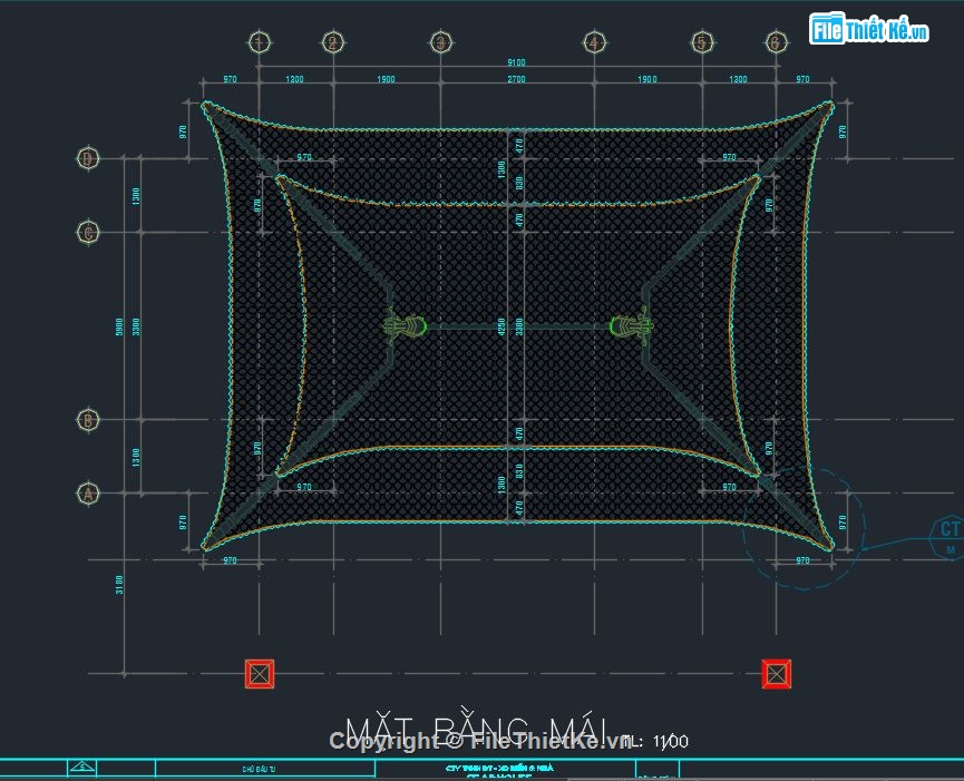 bản vẽ miếu thờ,kiến trúc nhà thờ,bản vẽ autocad miếu thờ,CAD Miếu Thờ 2 mái